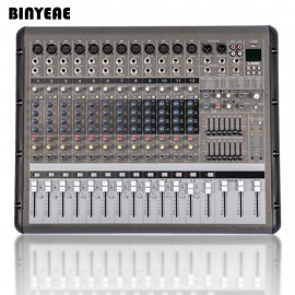 1300W RMS Professional Power Sound DJ Mixer 12 Channels PMR1206