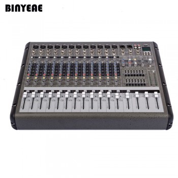 1300W RMS Professional Power Sound DJ Mixer 12 Channels PMR1206