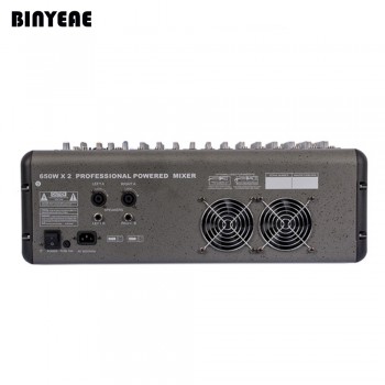 1300W RMS Professional Power Sound DJ Mixer 12 Channels PMR1206