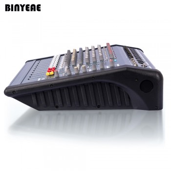 MX806D  350Wx2 Professional Audio Power Mixer Machine 8 Channels Mezcladora De DJ Double 7 Band Graphic EQ
