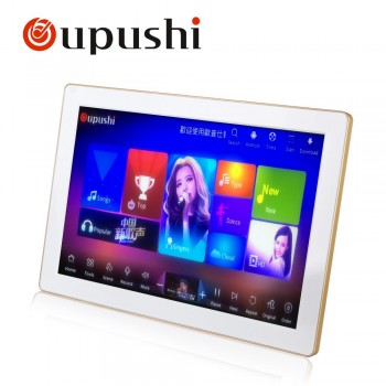 oupushi High quality 19  4T  Hard disk Karaoke   touch screen  Home KTV bar, KTV, Home theatselect the song touch screen
