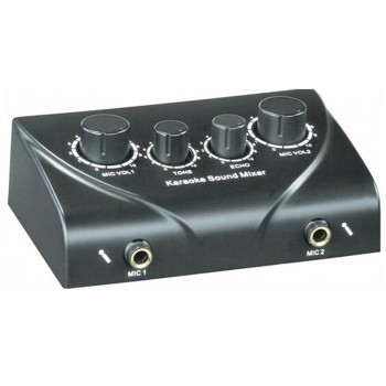 Karaoke Sound Mixer Dual Mic Inputs Microphone Amplifier Microphone Mixer karaoke Echo Mixer