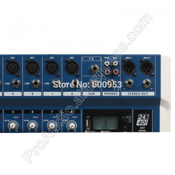 MICWL ZDR Series Pro Bluetooth Live Studio Microphone Mixing Console Mixer USB 24-Bit DSP Digital Effect Processor