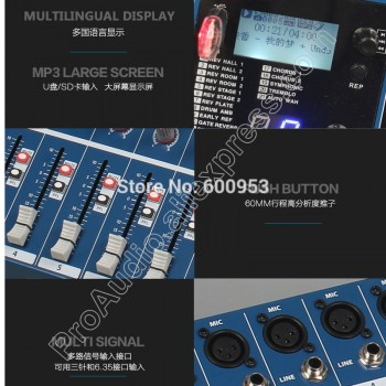 MICWL ZDR800 Bluetooth Wireless Live Studio Mixers Mixing Console Microphone Mixers ( 24Bit DSP USB)  ideal for live Stage