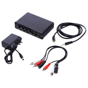 DC 12V Mini Music Mixer Stereo Audio Sound Console Home Karaoke System A933