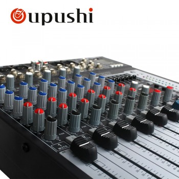 Oupushi Professional 8 Channel Karaoke Digital Echo Mixer USB KTV Amplifier EQ Club Mixer For Christmas Party