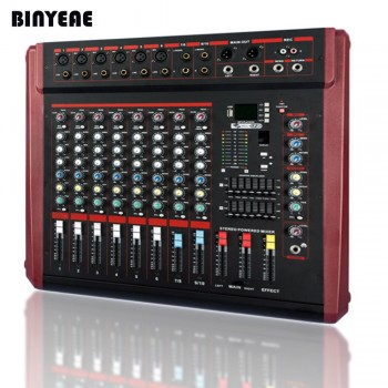 700W Audio Powermate Mixer 10 Channels Amplifier Mixing Console MAX1000