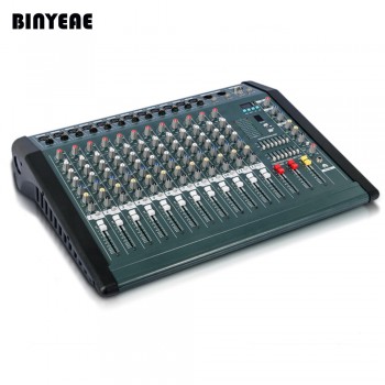 NEW MX1208D Professional Audio DJ Mixer 12 Channels Mezcladora De DJ Power Amplifier 350Wx2