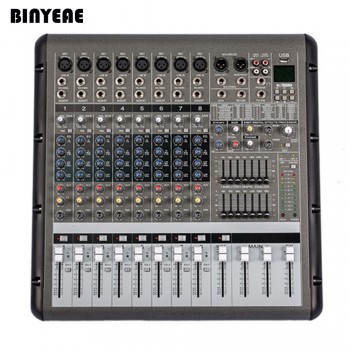 1300W RMS PMR860 Professional Power Sound DJ Mixer 8 Channels Mezcladora DJ Mikser Mischer With Record Function