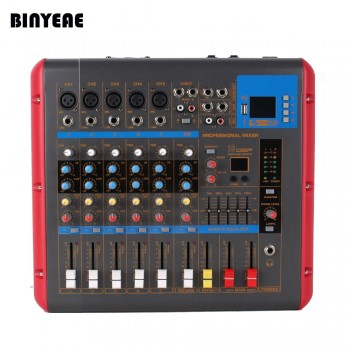 MLLSE 7 Ch SMR703 Professional DJ Tafel, Sound Mixer Machine for Studio Recording and Home Karaoke Entainments