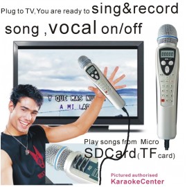 Karaoke System Recordable Karaoke Player Miagic Karaoke Micorphone System 8GB Song card with more songs