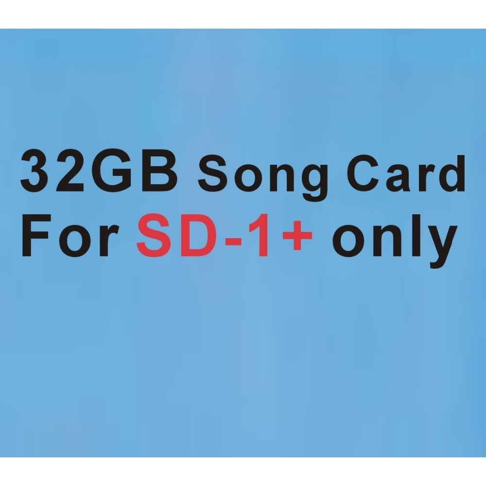 32GB Song Card Chinese MTV Karaoke songs For Karaoke Player Magic Karaoke Sing Microphone SD-1+
