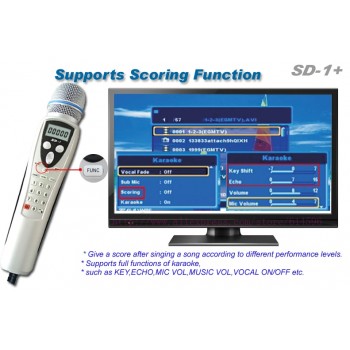 Tagalog English MTV CDG Songs Portable karaoke system player Miagic Karaoke Sing Micorphone