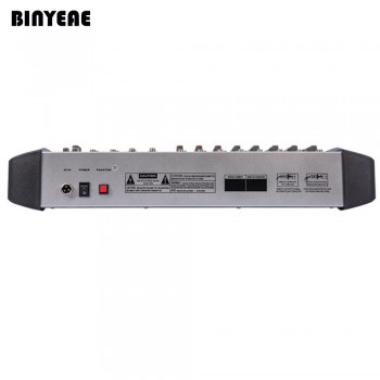 HX802 Mixing Console 8 Channels DJ Audio Remote Mixer Mezcladora De DJ