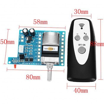 Hot AC/DC 9V Infrared Remote Control Volume Control Board ALPS Pre Potentiometer 80mmx 51mm Electric Control Board Modules