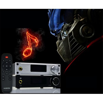 ASD Alientek D8 Full Pure Digital Audio  Input USB/XMOS/Coaxial/Optics/AUX 80W*2 24Bit/192KHz DC28V Class d Power