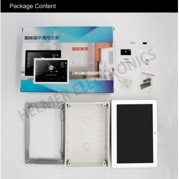 10 touch screen In wall WIFI amplifier,home audio system,class D digital stereo bluetooth amplifier,android home theater system