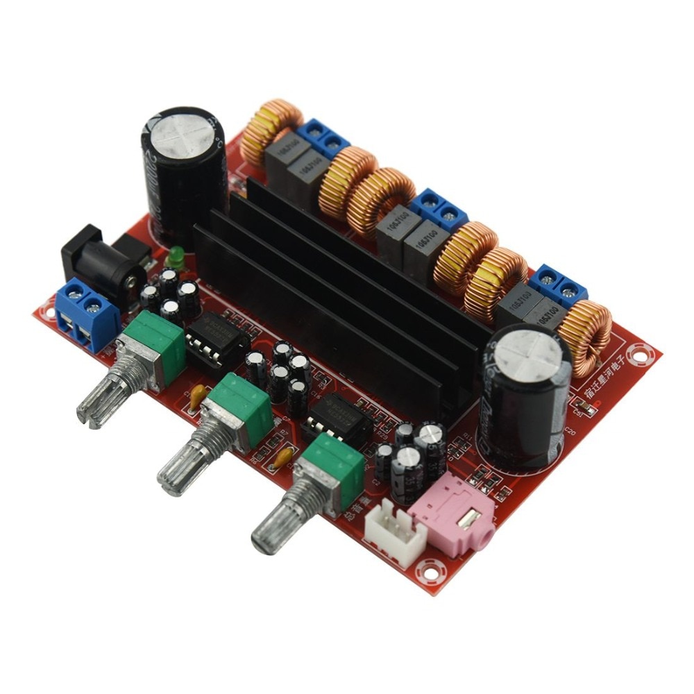 Practical-Amplifier Board TPA3116D2 50Wx2+100W 2.1 Channel Digital Subwoofer Power 12~24V
