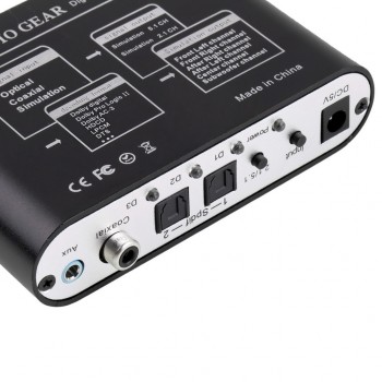 New SPDIF/5.1/2.1 Channel AC3/DTS Digital Audio Converter Gear Surround Sound Rush Decoder For DVD Player Worldwide Sale