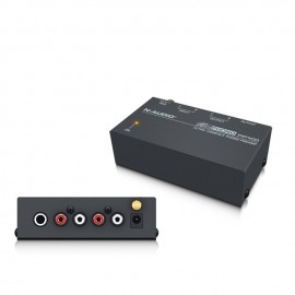 Ultra-compact Phono Preamp Preamplifier with RCA 1/4 TRS Interfaces PP400