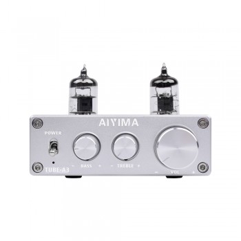 AIYIMA 6J1 Tube Amplifier Bile Preamplifier HIFI Preamp Treble Bass Adjustment Audio Preamplifier DC12V For Amplifier Speaker