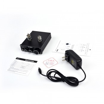 AIYIMA 6J1 Tube Amplifier Bile Preamplifier HIFI Preamp Treble Bass Adjustment Audio Preamplifier DC12V For Amplifier Speaker