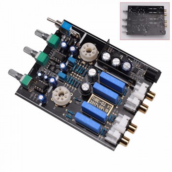 NFJamp;FXAUDIO FX-AUDIO TUBE-03 MINI Bile 6J1 Preamp Tube Amplifier Buffer HIFI Audio Preamplifier Treble Bass Adjustment Pre-amp