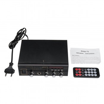 600W 12V/220V Watt Digital bluetooth Home Stereo Amplifier AMP TF FM USB Microphone Input Home Amplifier