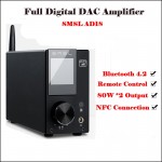SMSL AD18 Digital Audio Amplifier Bluetooth 4.2 USB DAC Amplifier Audio DAC Hifi Power Amplifier 2.1 Stereo Professional 80W Amp