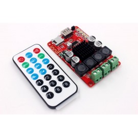 TPA3116 50W+50W Bluetooth Receiver Digital Audio Amplifier Board TF card U disk  player FM Redio With Remote control For Speaker