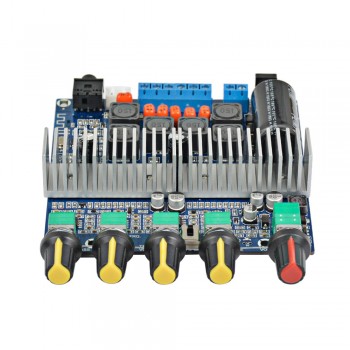AIYIMA TPA3116 Subwoofer Amplifier Board 2.1 Channel High Power Bluetooth 4.2 Audio Amplifier Board DC12V-24V 2*50W+100W