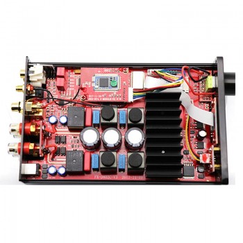 FX audio D802C PRO 80W*2 Wireless Bluetooth Version Input USB/AUX/Optical/Coaxial Pure Digital Audio Amplifier 24Bit/192KHz