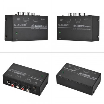 Ultra-compact Phono Preamp Preamplifier with RCA 1/4 TRS Interfaces preamplificador phono preamp