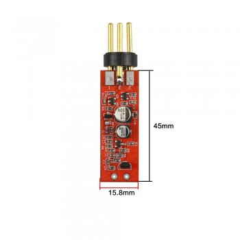 GHXAMP Big Vibrating Diaphragm Bottle Condenser Microphone Recording Microphone DIY Modification Circuit Board 40hz-16khz
