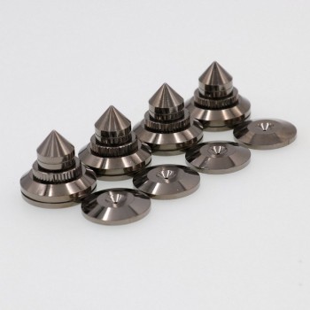 4sets Brass Speaker Spike Ampilifer CD Chassis Isolation Spikes Cones Stand Feet+Pads Suitable For Speaker AMP CD player Mayitr