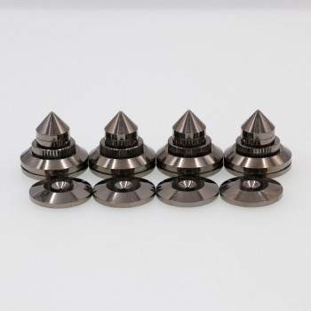 4sets Brass Speaker Spike Ampilifer CD Chassis Isolation Spikes Cones Stand Feet+Pads Suitable For Speaker AMP CD player Mayitr