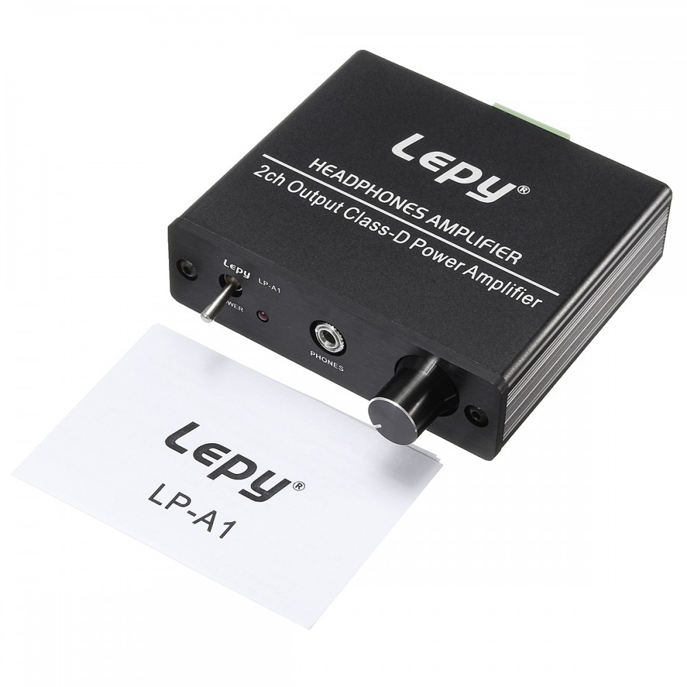 Lepy LP-A1 LP - A1 Hi-Fi Stereo Audio Digital Headphones Amplifier 2 Channel Amp