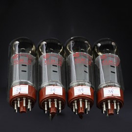 Free Shipping 4pcs Shuguang EL34B (6CA7-Z,6CA7-T,WE6CA7) Matched Quad Amplifier HIFI  Audio Vacuum Tube