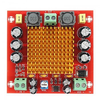 Digital Amplifier Board TPA3116DA TPA3116 150W D2 Mono Channel Digital Power Audio Amplifier Board XH-M544 DC 12V 24V