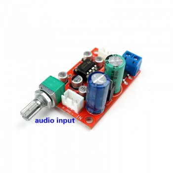 AIYIMA NE5532 Op Amp Preamplifier Board With Volume Potentiometer Single Power Supply
