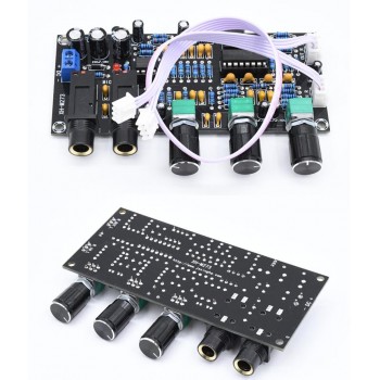 XH-M273 PT2399 Digital Microphone Amplifier Board Reverberation Karaoke OK Reverb Amplifier NE5532 Pre amplifier Tone Board