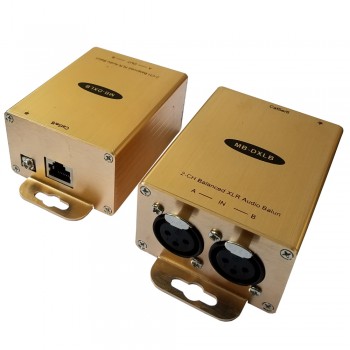 Cat5 Balanced Audio Extender XLR Audio Balun AES Analog Audio Over Cat5
