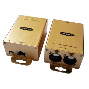 Cat5 Balanced Audio Extender XLR Audio Balun AES Analog Audio Over Cat5