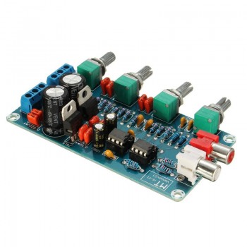 New Arrival NE5532 OP-AMP HIFI Amplifier Preamplifier Volume Tone EQ Control Board DIY Kits