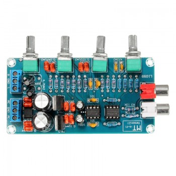 New Arrival NE5532 OP-AMP HIFI Amplifier Preamplifier Volume Tone EQ Control Board DIY Kits
