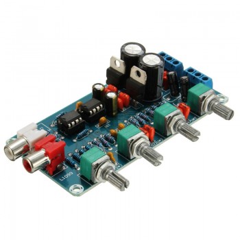 New Arrival NE5532 OP-AMP HIFI Amplifier Preamplifier Volume Tone EQ Control Board DIY Kits
