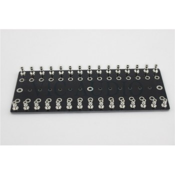 DIY Projects Audio Tag Strip/Tag Board/Turret Board Tinned Copper 150x60x2mm 75holes 1Piece Free Shipping