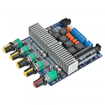 AIYIMA TPA3116D2 2.1 Bluetooth Digital HIFI Amplifier Power Assembled High-power Board TPA3116 100W+2*50W Subwoofer Bass Board