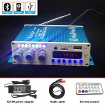 With 12V 5A Power Adapter amp; AV Cable KENTIGER HY-V10 Remote Control  Bluetooth Amplifier With USB TF FM Play AUX in Amplificador