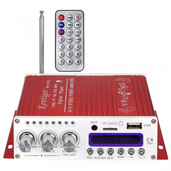 Kentiger V10 Bluetooth Hi-Fi Class-AB Stereo Super Bass Audio Power Amplifier Senior Shielding Inductor Wireless Amplificador